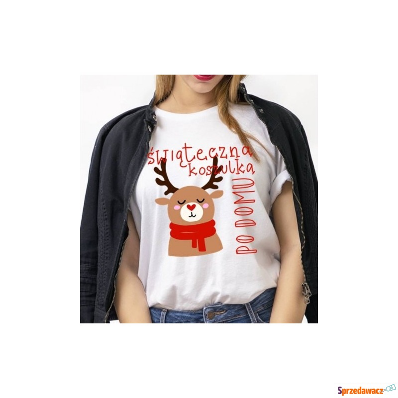 damska świąteczna koszulka - Bluzki, koszule - Kędzierzyn-Koźle