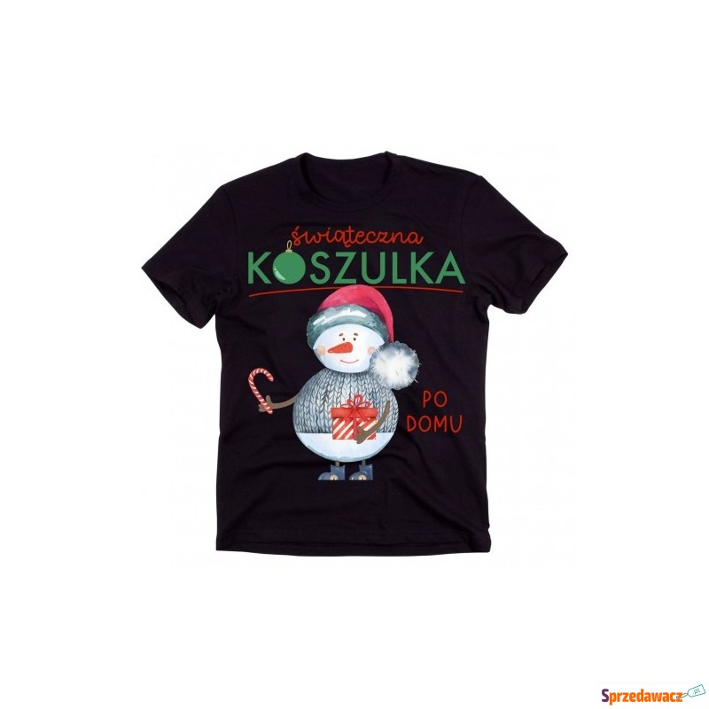 świąteczna męska koszulka - Bluzki, koszulki - Kraków