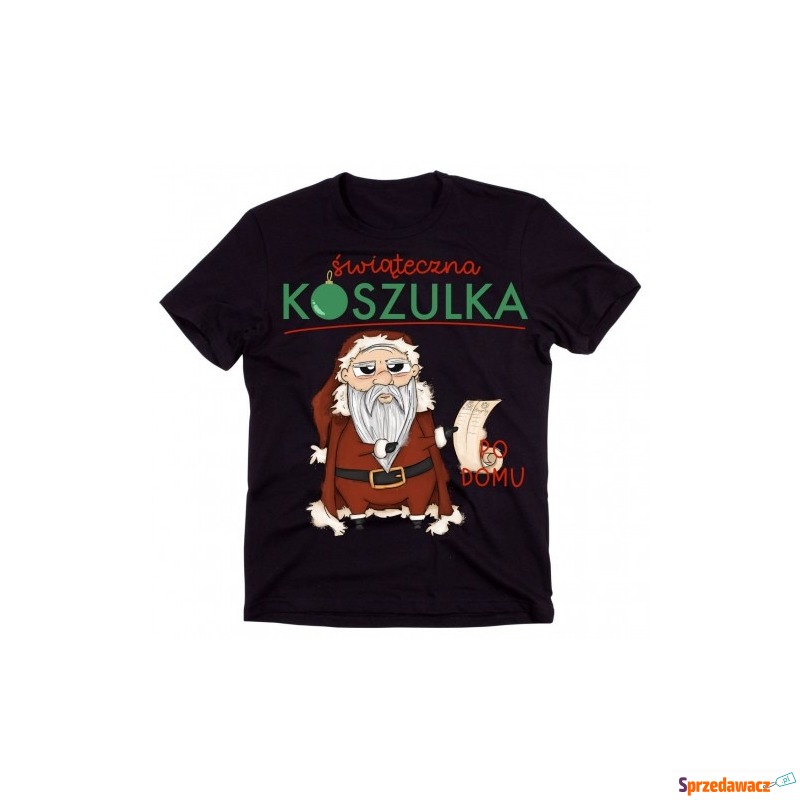 świąteczna męska koszulka - Bluzki, koszulki - Chorzów