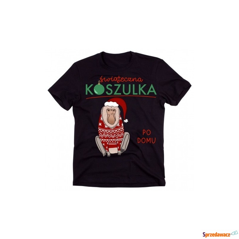 świąteczna koszulka męska z nosaczem - Bluzki, koszulki - Białystok