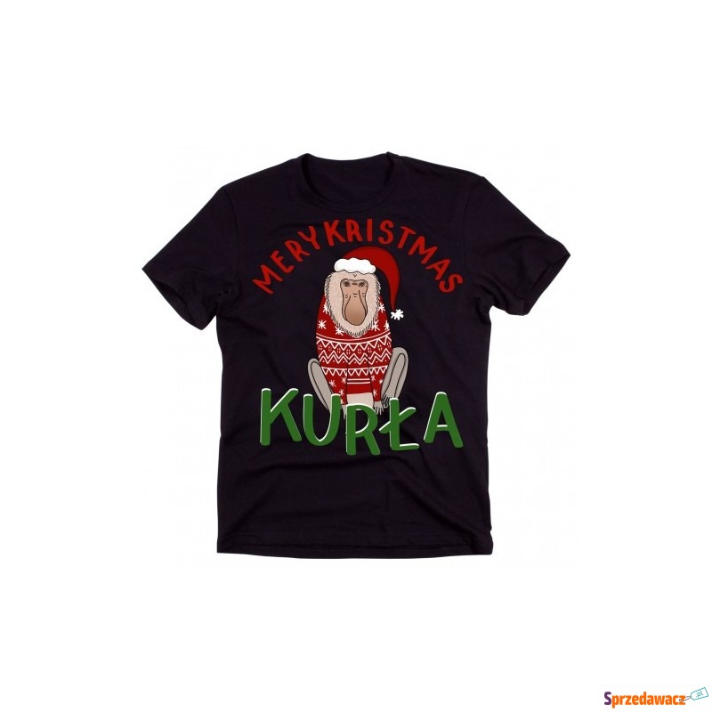 świąteczna koszulka męska z nosaczem - Bluzki, koszulki - Radom