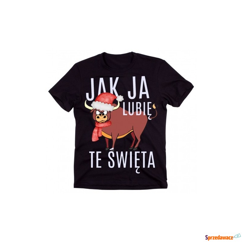 śmieszna męska koszulka na prezent po choinkę - Bluzki, koszulki - Zduńska Wola