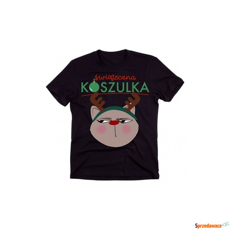 koszulka na mikołaja, koszulka pod choinkę - Bluzki, koszulki - Kraków