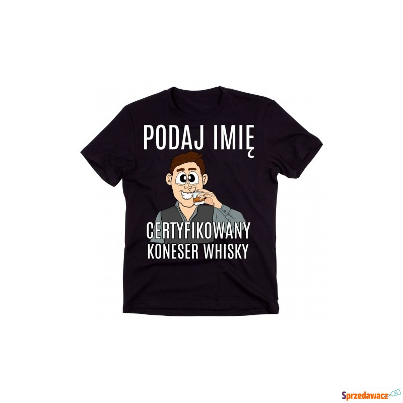 męska koszulka dla szwagra koneser whisky - Bluzki, koszulki - Płock