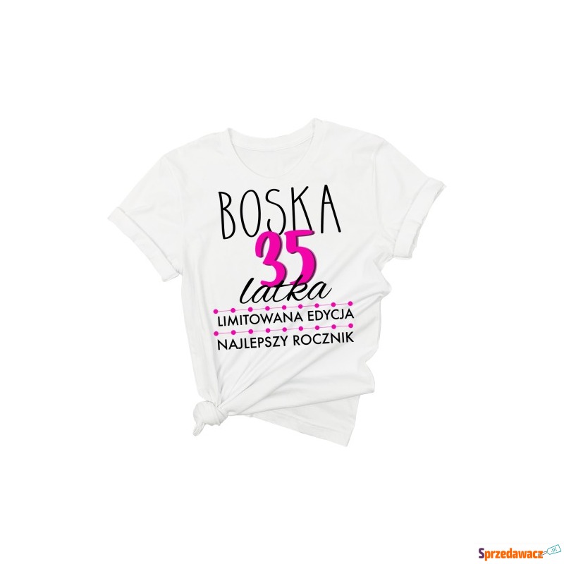 koszulka na 35 urodziny dla koleżanki - Bluzki, koszule - Konin
