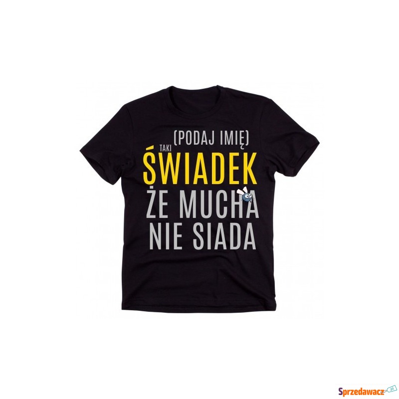 koszulka dla świadka z imieniem - Bluzki, koszulki - Inowrocław