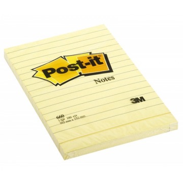 Notes samoprzylepny 102x152 linia 100 kartek Post-it