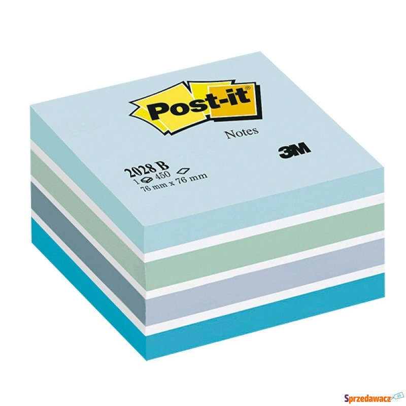 Notes samoprzylepny 76x76 450k niebieski Post-it - Karteczki i kostki - Włocławek