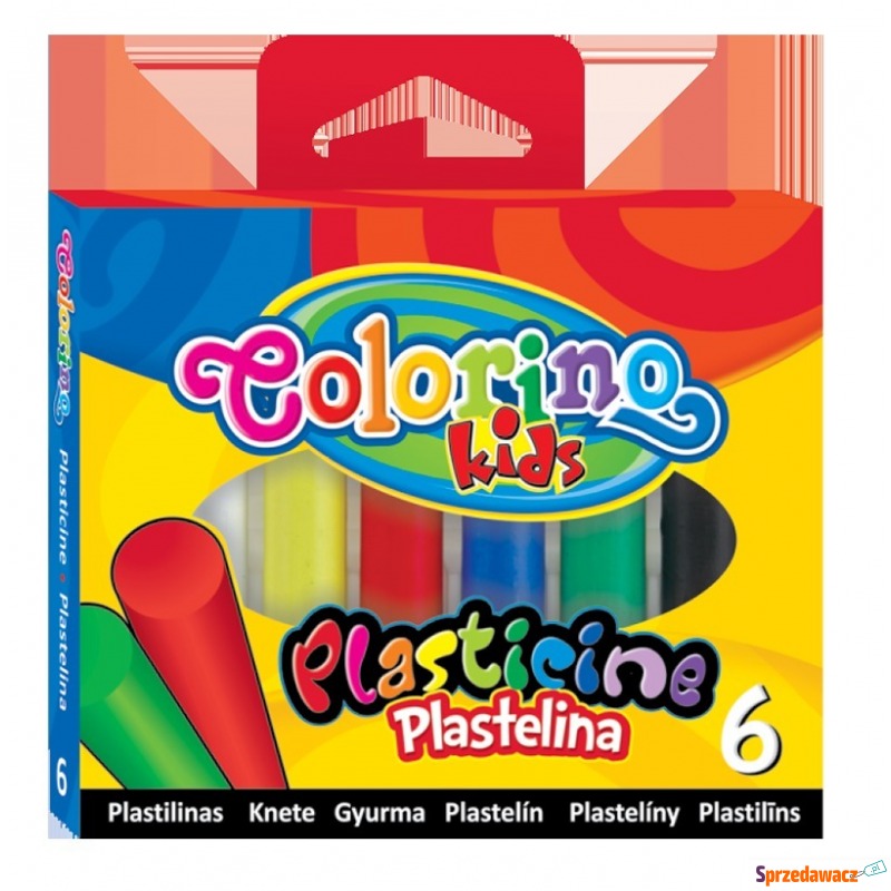 Plastelina 6 kolor Colorino Colorino - Artykuły papiernicze... - Łódź