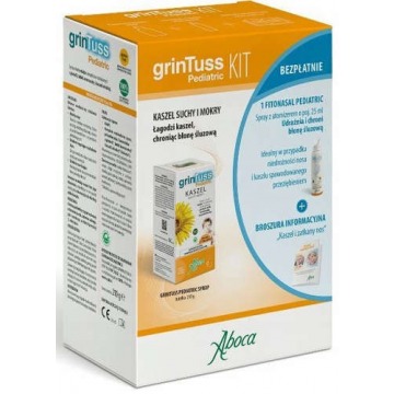 Grintuss pediatric kit grintuss pediatric syrop 210ml + fitonasal pediatric spray 25ml