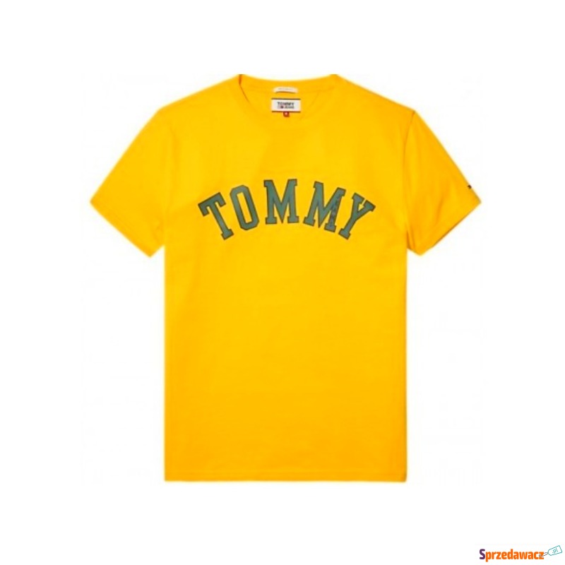 
T-SHIRT MĘSKI TOMMY HILFIGER DM0DM05110 ŻÓŁTY - Bluzki, koszulki - Kielce