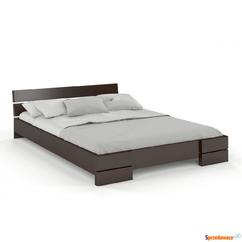 łóżko drewniane bukowe visby sandemo / 140x200... - Łóżka - Orpiszew