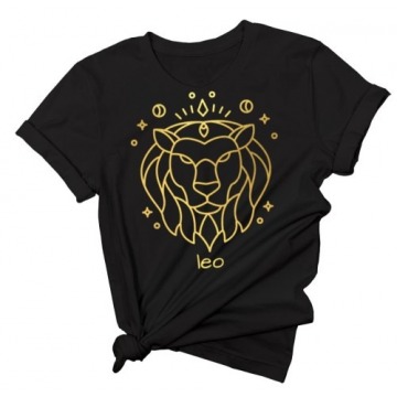 Koszulka ze znakiem zodiaku lew, koszulki z zodiakiem