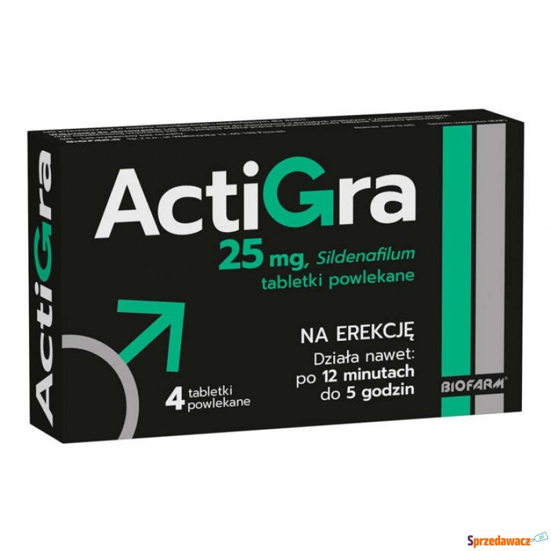 Actigra 25mg x 4 tabletki - Sprzęt medyczny - Bielsko-Biała