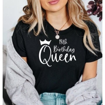 koszulka na 18 urodzinowa królowa