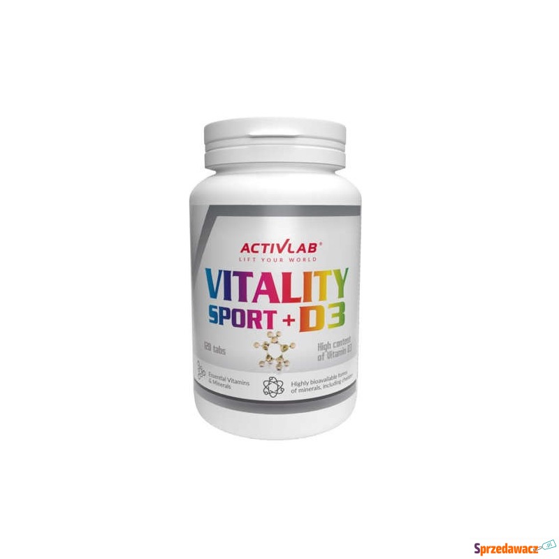 Vitality sport d3 x 120 tabletek - Witaminy i suplementy - Ełk