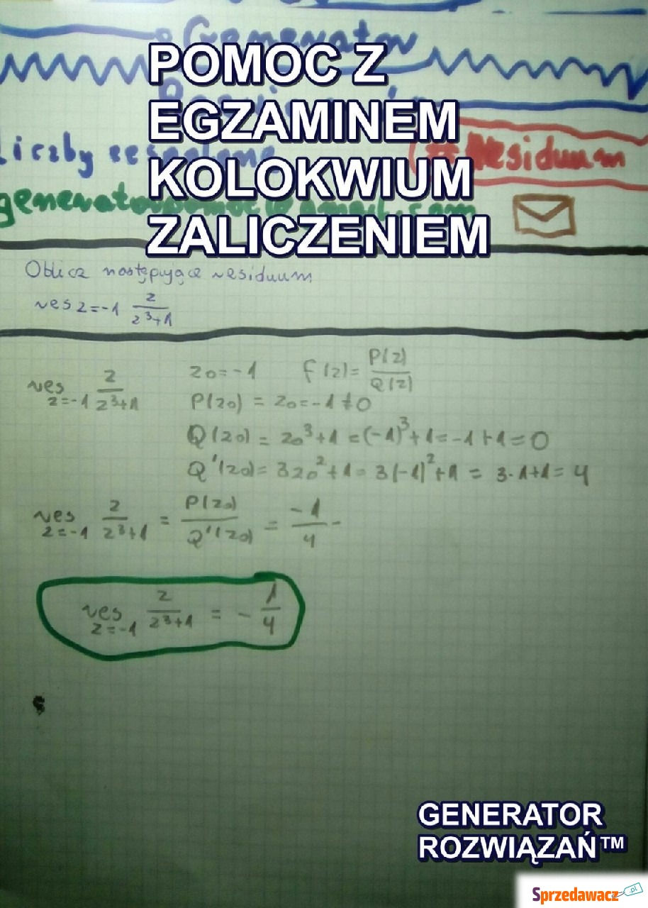 Pomoc podczas zaliczenia egzaminu...