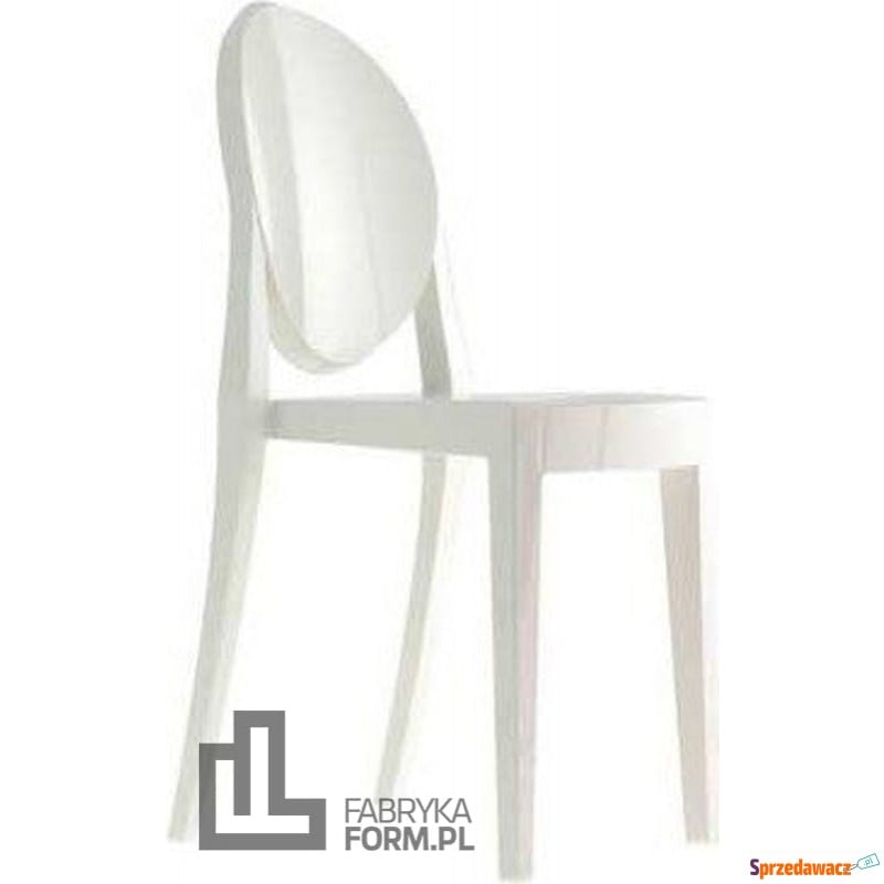 Krzesło Victoria Ghost nieprzeźroczyste lśnią... - Sofy, fotele, komplety... - Szczecinek