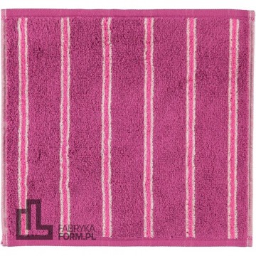 Ręcznik Polo w pasy 30 x 30 cm purpurowy