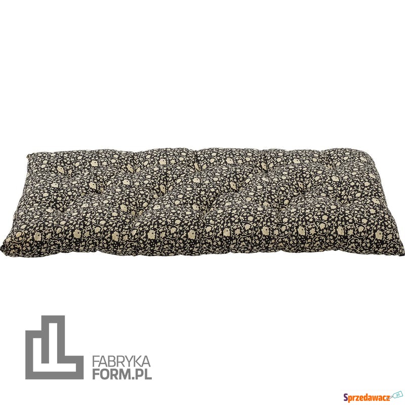 Poduszka siedzisko Kamala 145 cm czarna - Poduszki, koce, tekstylia - Chełm