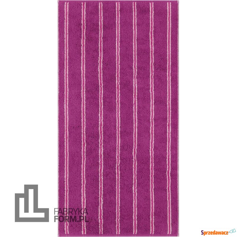 Ręcznik Polo w pasy 70 x 140 cm purpurowy - Ręczniki - Leszno