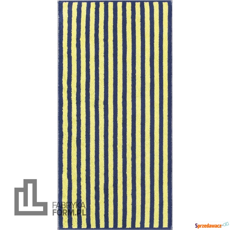 Ręcznik Sea w pasy 50 x 100 cm cytrynowo-granatowy - Ręczniki - Konin