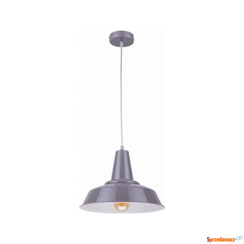 Industrialna lampa wisząca BELL szary - Lampy wiszące, żyrandole - Czaplinek