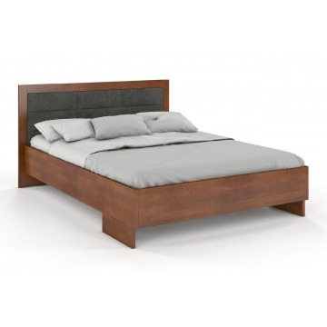 tapicerowane łóżko drewniane - bukowe visby kalmar high bc (skrzynia na pościel) / 120x200 cm, kolor