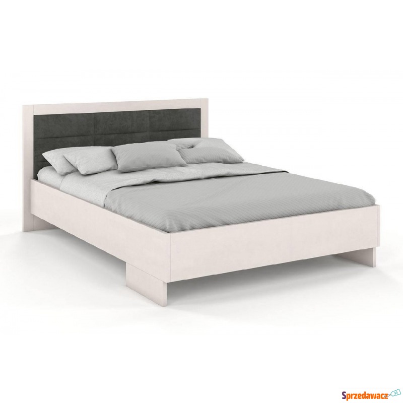tapicerowane łóżko drewniane - bukowe visby k... - Łóżka - Gliwice