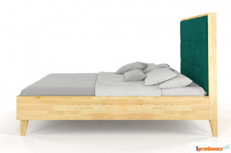 łóżko drewniane sosnowe visby frida z wysokim... - Łóżka - Lublin