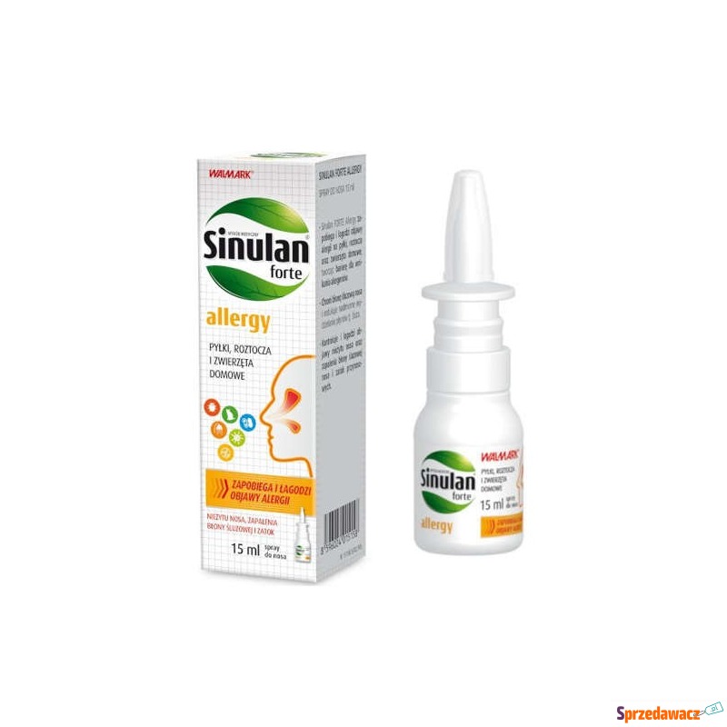 Sinulan forte allergy spray 15ml - Leki bez recepty - Świecie
