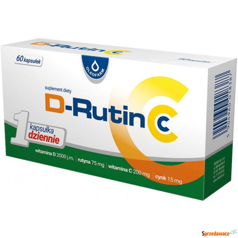 D-rutin cc x 60 kapsułek - Witaminy i suplementy - Płock