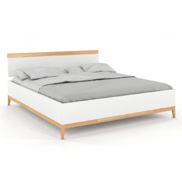 drewniane łóżko ze skrzynią visby livia bc (skrzynia na pościel)