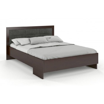 tapicerowane łóżko drewniane - bukowe visby kalmar high & long (długość + 20 cm) / 200x220 cm, kolor