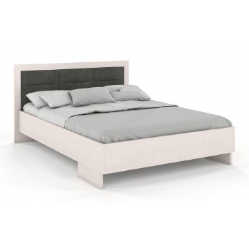 tapicerowane łóżko drewniane - sosnowe visby kalmar high bc (skrzynia na pościel) / 160x200 cm, kolo