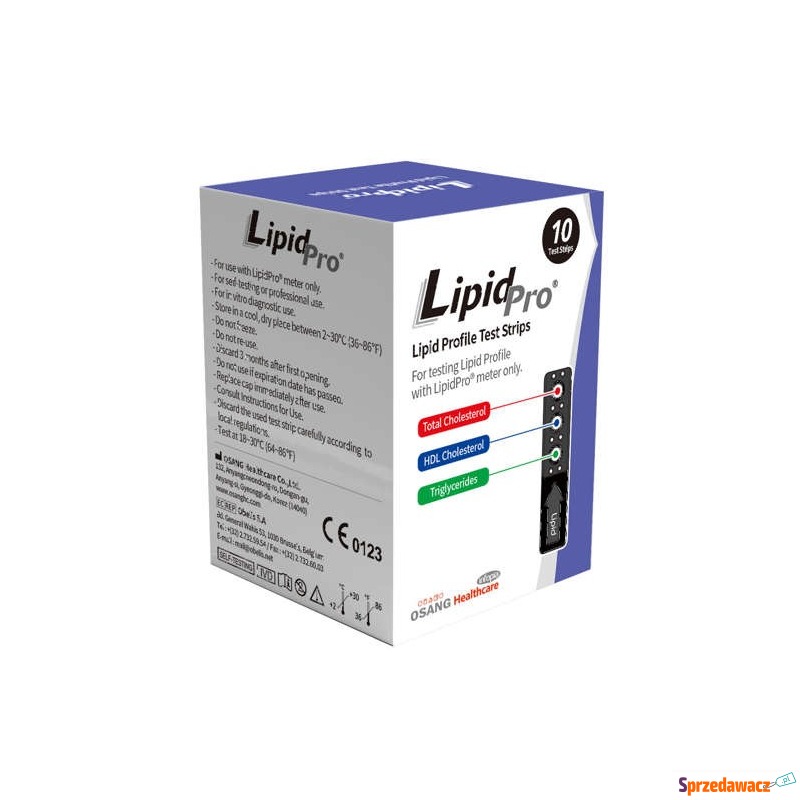 Lipidpro paski testowe do pomiaru profilu lip... - Sprzęt medyczny - Gościęcin