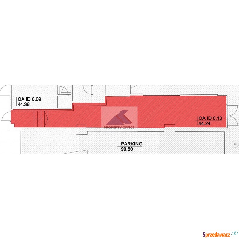 Mokotów: handel/usługi 44,24 m2 - Lokale użytkowe do w... - Warszawa