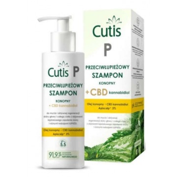 Cutis p przeciwłupieżowy szampon konopny + cbd 150ml