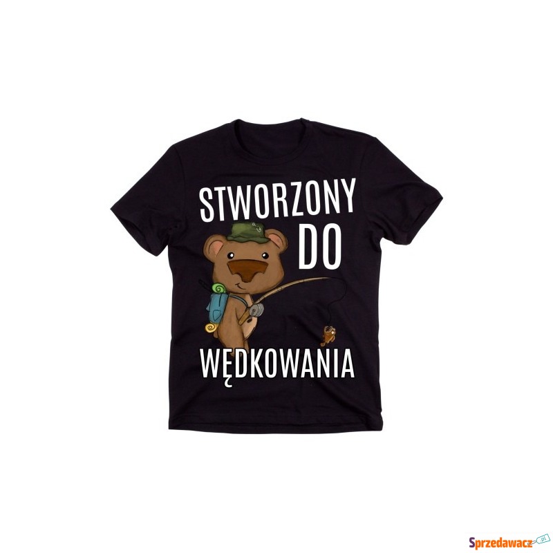 koszulka dla wędkarza na ryby, stworzony do w... - Bluzki, koszulki - Gdańsk