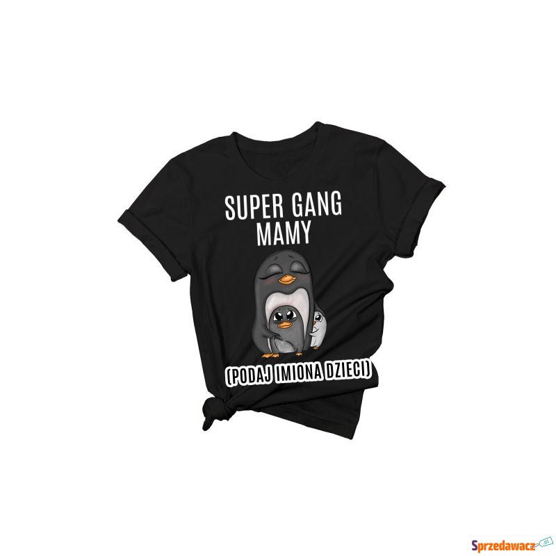 koszulka dla mamy SUPER GANG MAMY PODAJ IMIONA... - Bluzki, koszule - Mysłowice