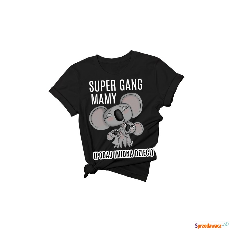 koszulka dla mamy SUPER GANG MAMY PODAJ IMIONA... - Bluzki, koszule - Lublin