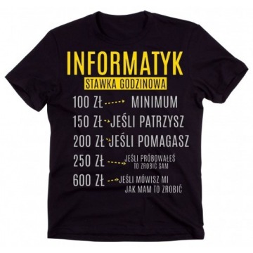 koszulka na prezent dla informatyka