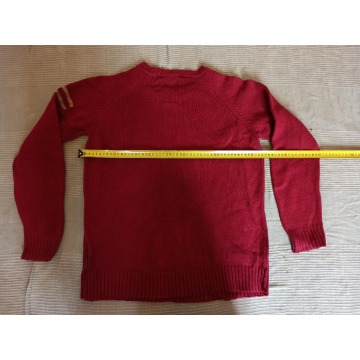 Sweter czerwony reserved M bawełna - Swetry męskie - Gomunice - zdjęcie 2
