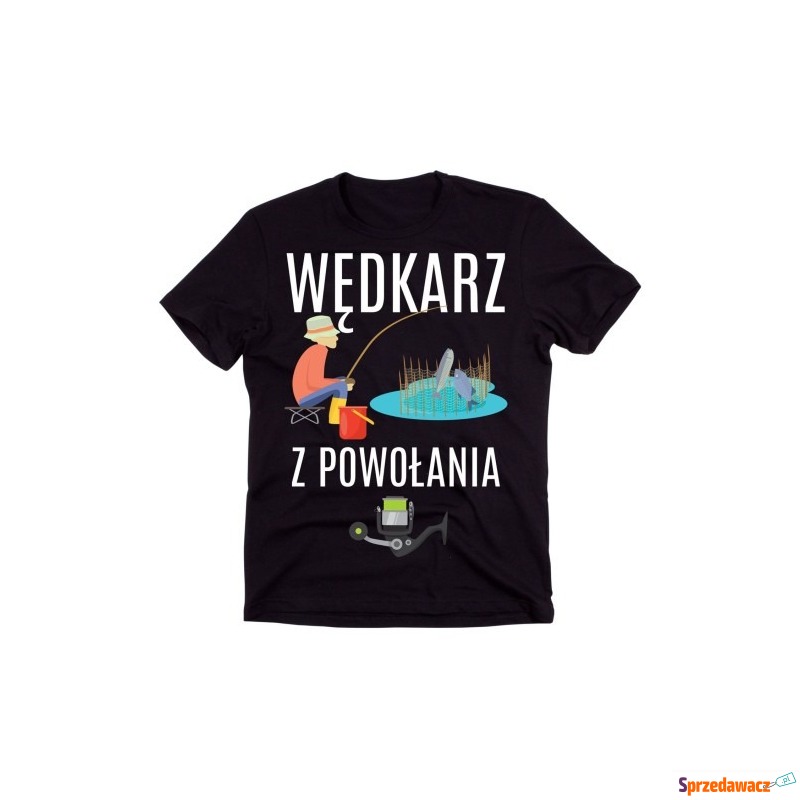 koszulka dla WĘDKARZA, WĘDKARZ Z POWOŁANIA - Bluzki, koszulki - Białystok