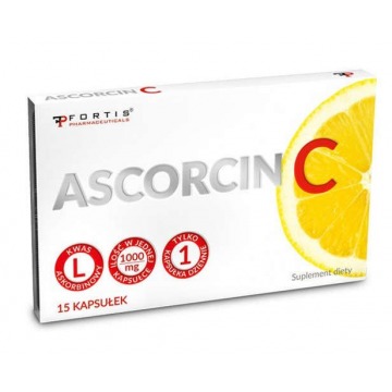 Ascorcin c 1000mg x 15 kapsułek