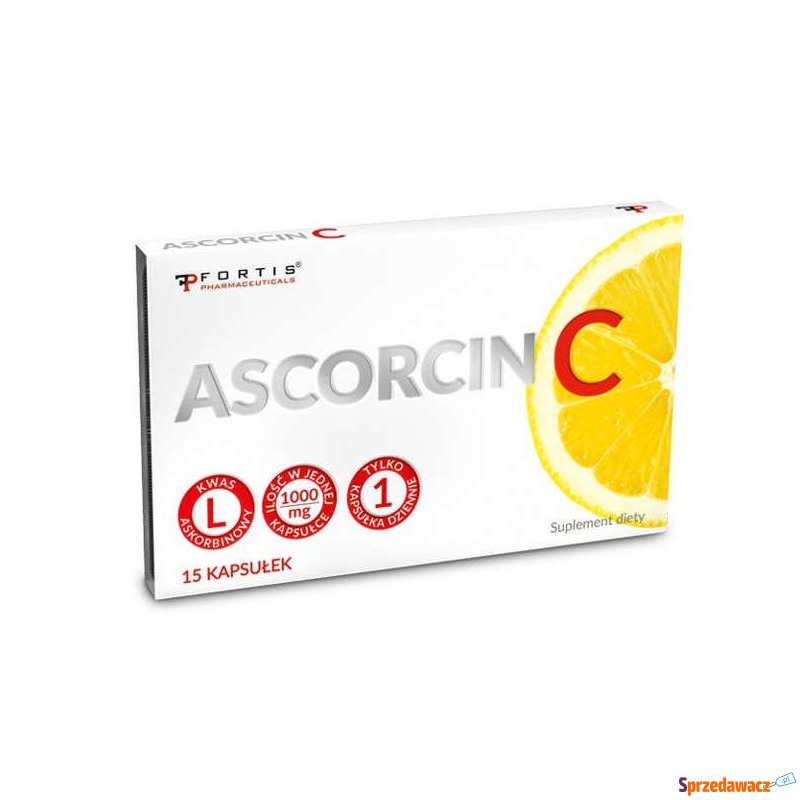 Ascorcin c 1000mg x 15 kapsułek - Witaminy i suplementy - Skarżysko-Kamienna