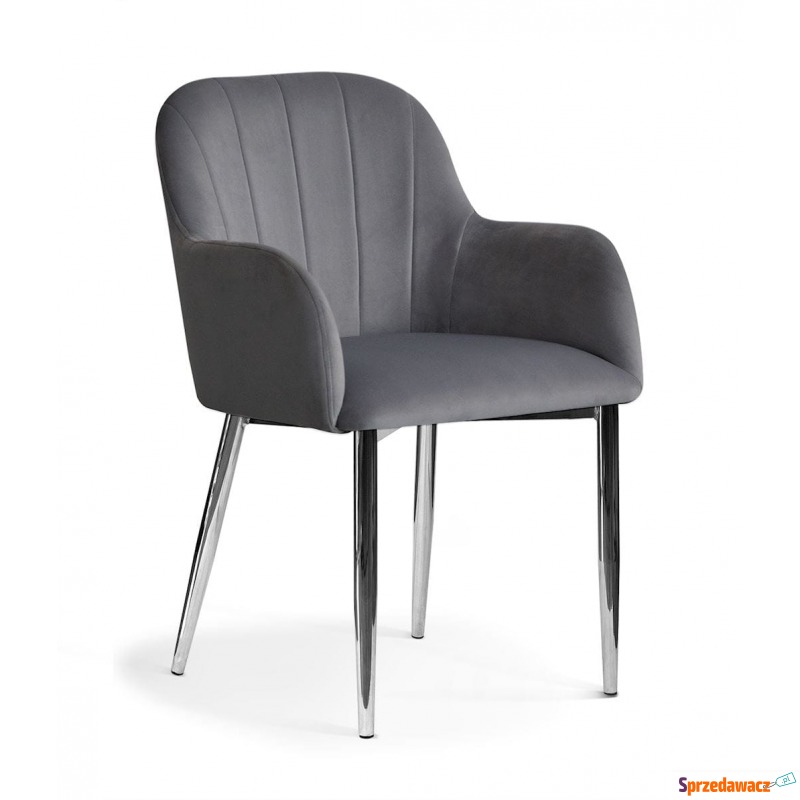 Krzesło Tallo Szare, Kolor Nóg Do Wyboru 55x59x84cm - Krzesła kuchenne - Gliwice