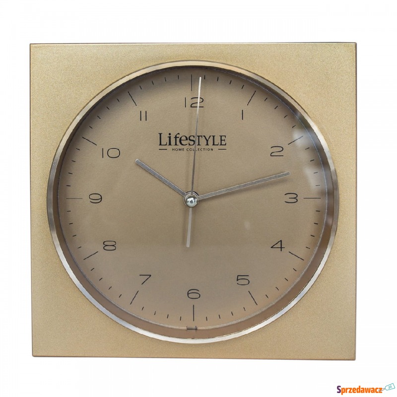Zegar Stojący Lifestyle Złoty 17x5,5x17cm - Zegary - Olsztyn