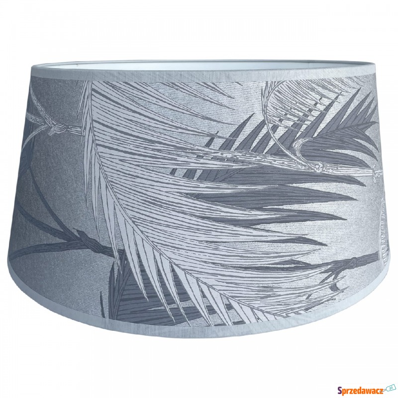 Abażur Palm Jungle Szaro-Srebrny 35x30x18cm - Klosze - Suwałki