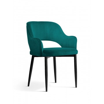 Krzesło Mery Turkusowe, Kolor Nóg Do Wyboru 55x60x78cm